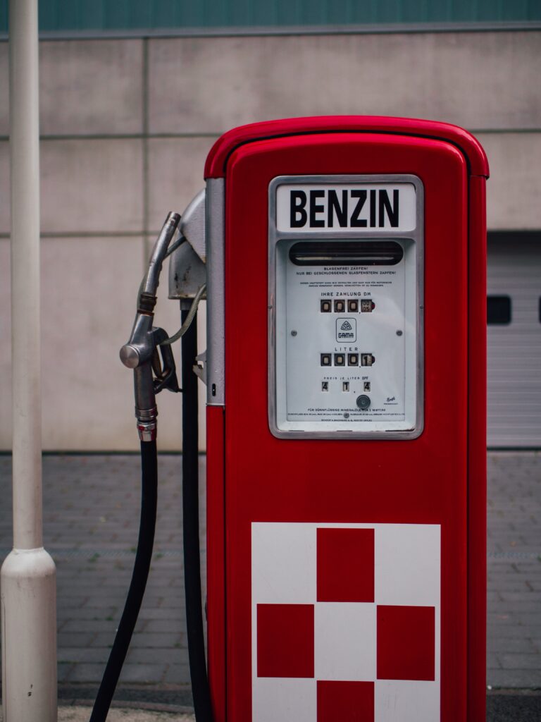 Red Vintage Gas Pump